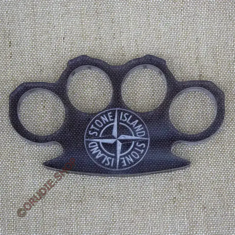 Кастет Stone Island оргстекло (акрил) темный