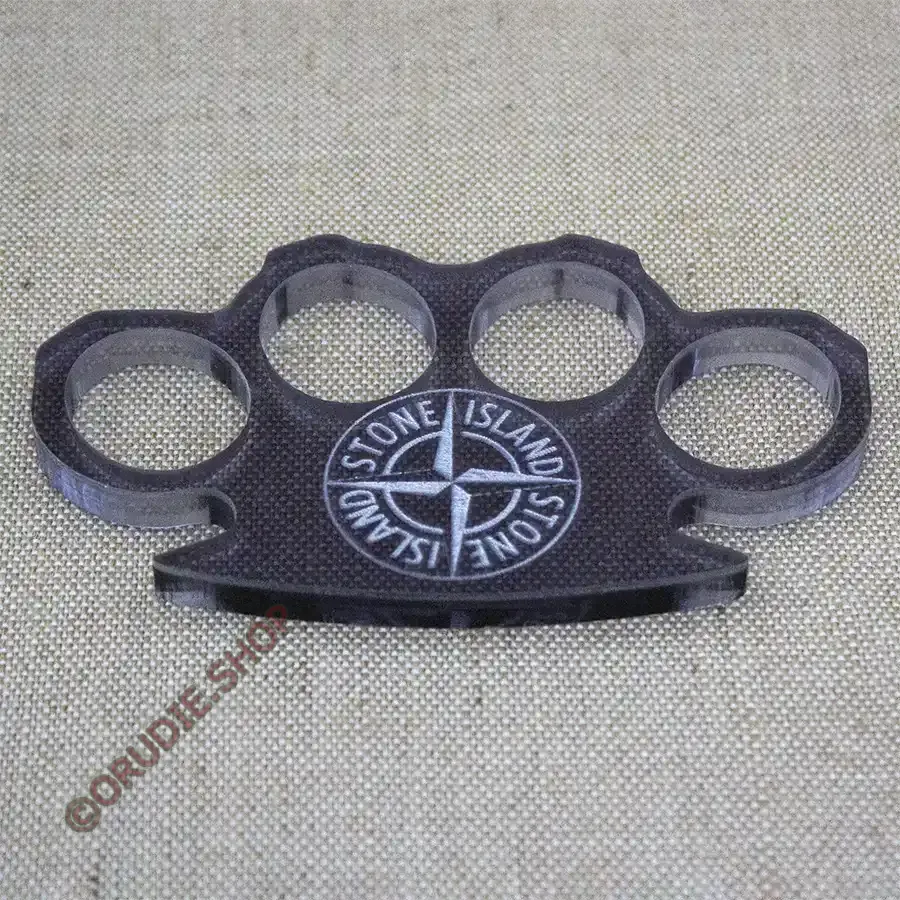 Кастет Stone Island оргстекло (акрил) темный — изображение 2