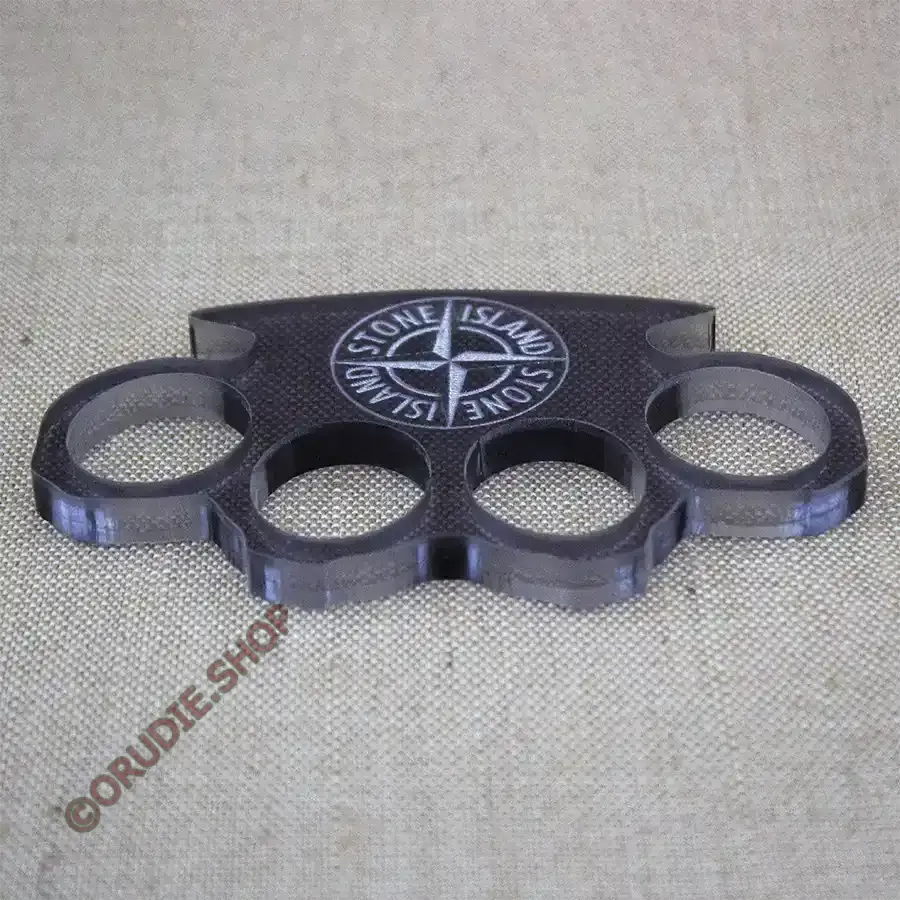 Кастет Stone Island оргстекло (акрил) темный — изображение 3