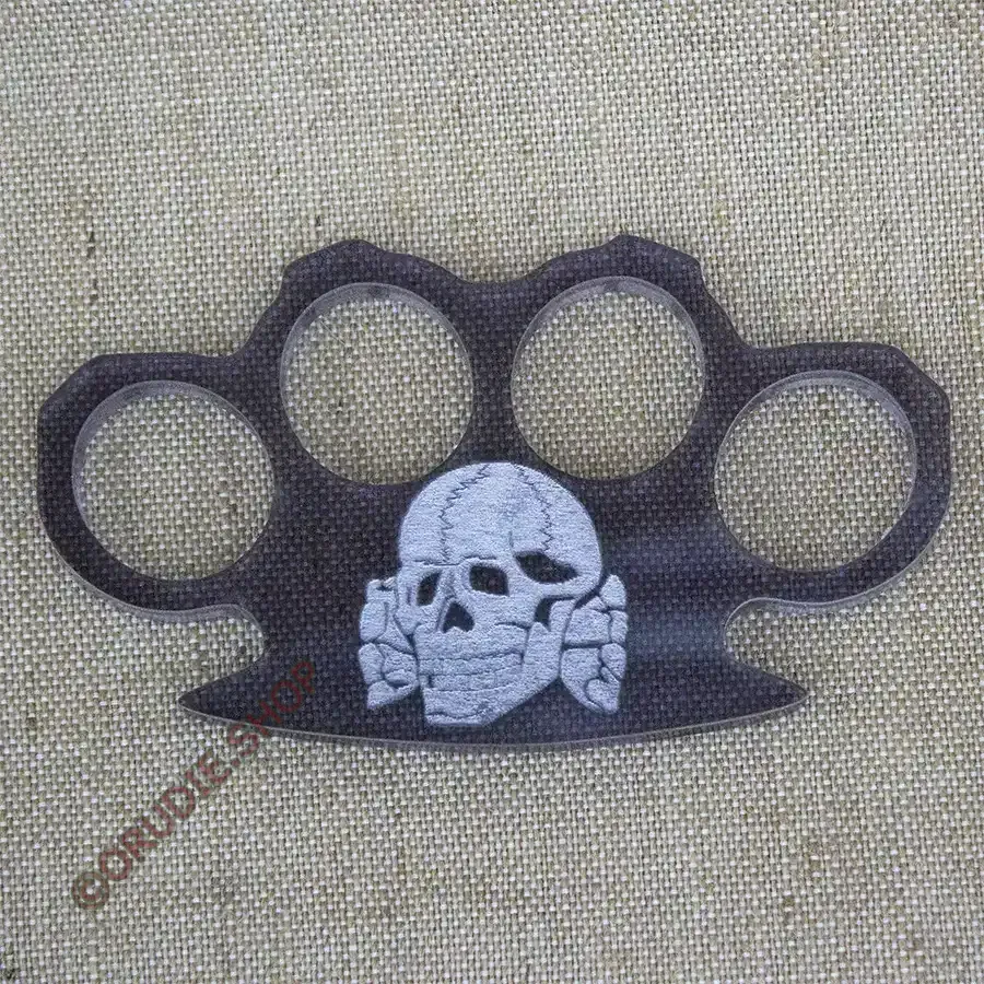 УЦЕНКА! Кастет Веселый Роджер оргстекло (акрил) темный