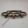 Кастет Черепа утяжеленный металл коричневый