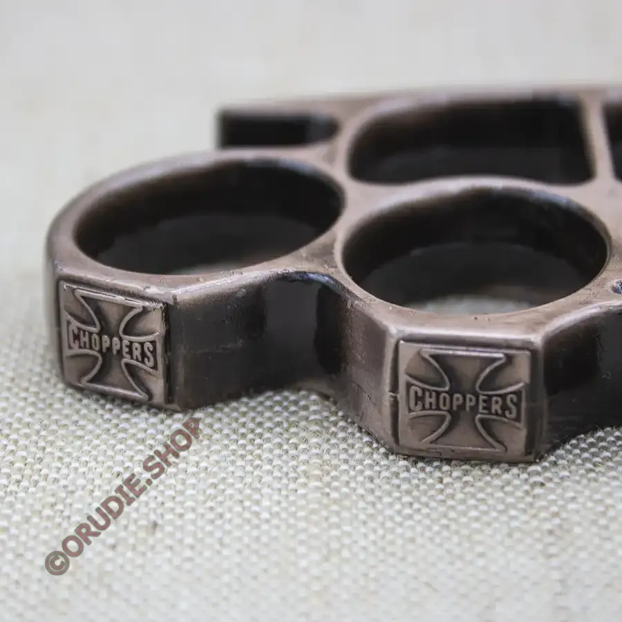 Кастет Крест Чоппер металл коричневый — изображение 4