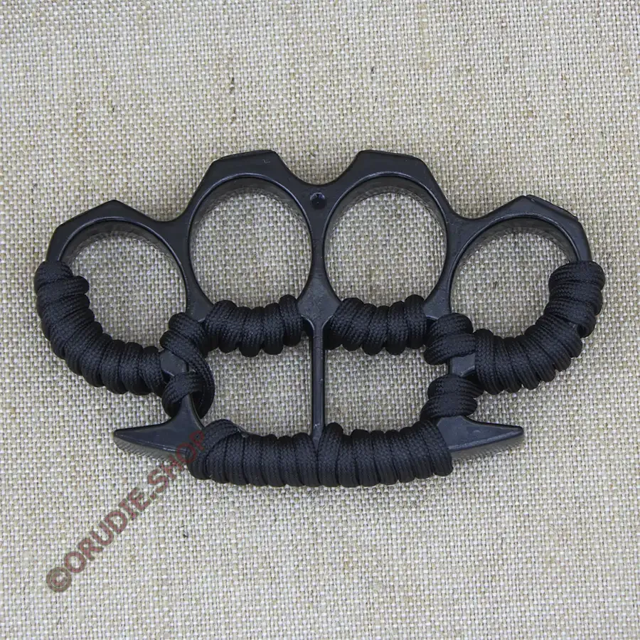 Кастет Крест Чоппер металл обмотка черный