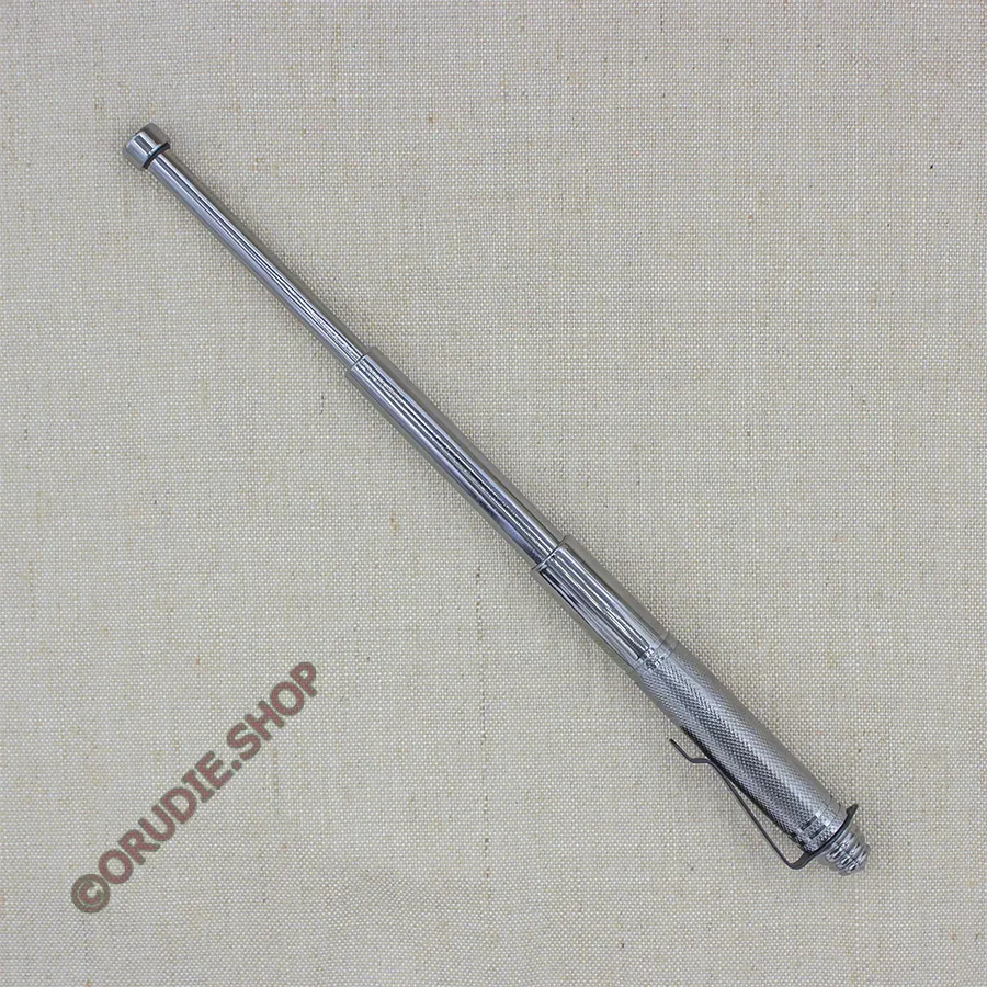 Телескопическая дубинка-явара 31 см белая