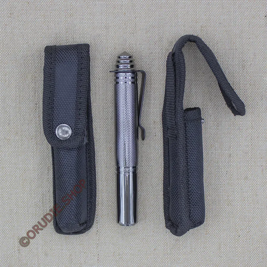 Телескопическая дубинка-явара 31 см белая — изображение 2