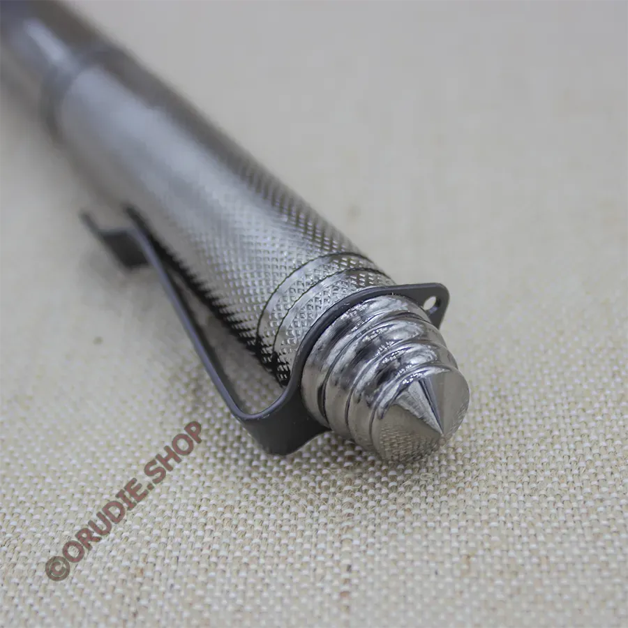 Телескопическая дубинка-явара 31 см белая — изображение 3