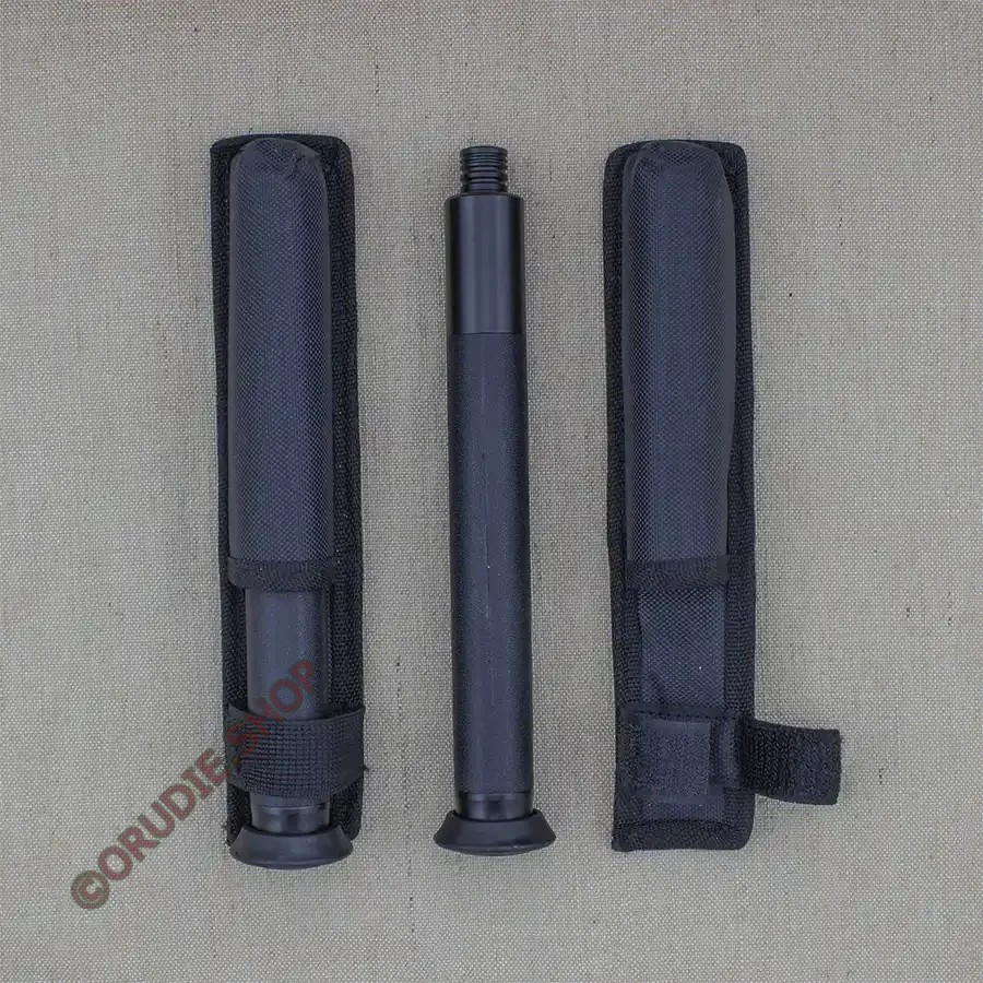 Телескопическая дубинка Механика 53 см сталь черная — изображение 2