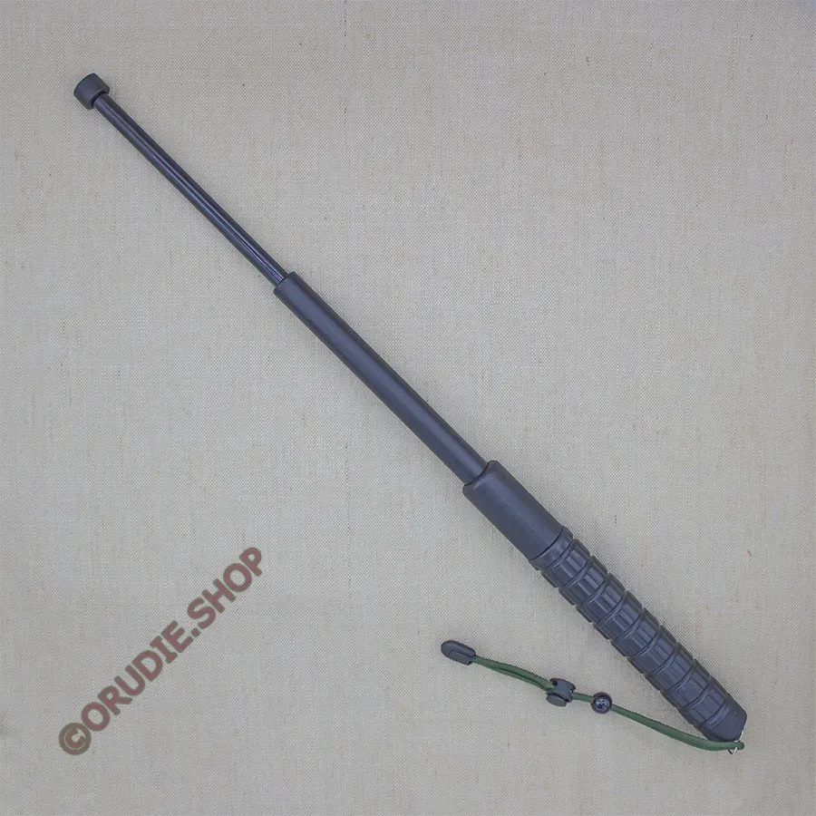 Телескопическая дубинка Пластик 56 см  черная