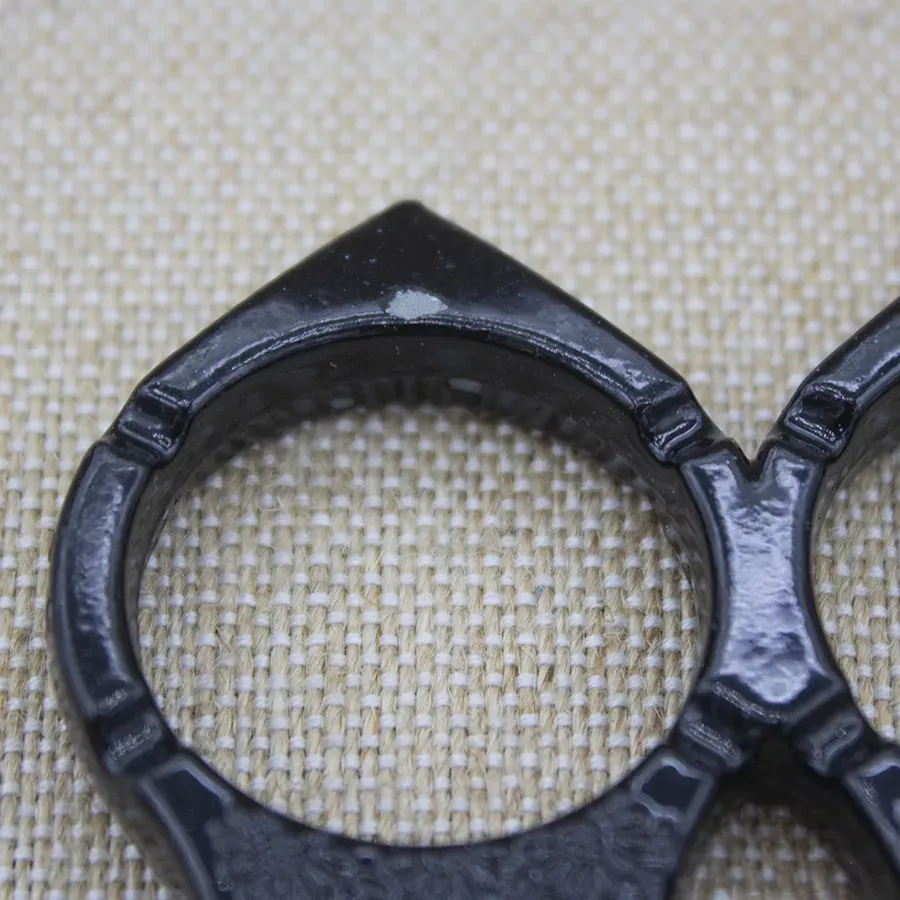 УЦЕНКА! Кастет 2 Шипа металл черный — изображение 3