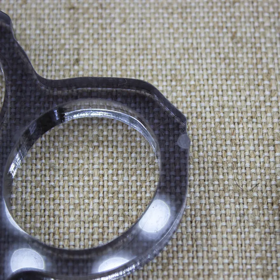 УЦЕНКА! Кастет Веселый Роджер оргстекло (акрил) темный — изображение 6