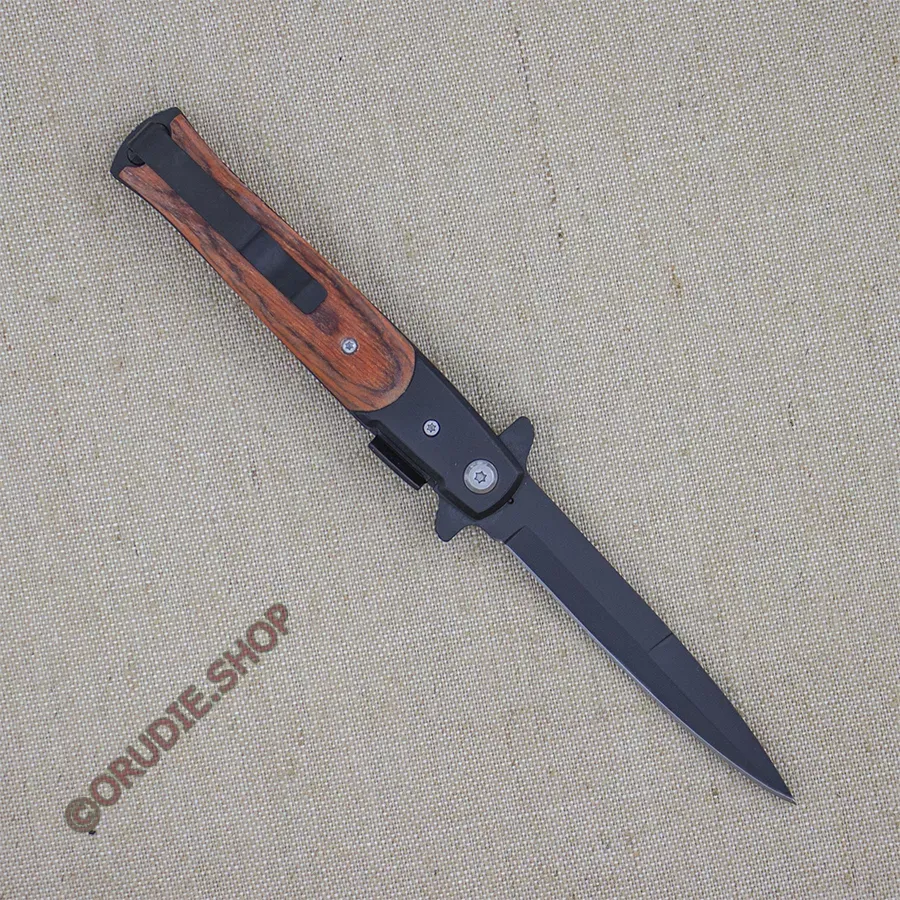 Складной нож Копье черно-коричневый — изображение 3