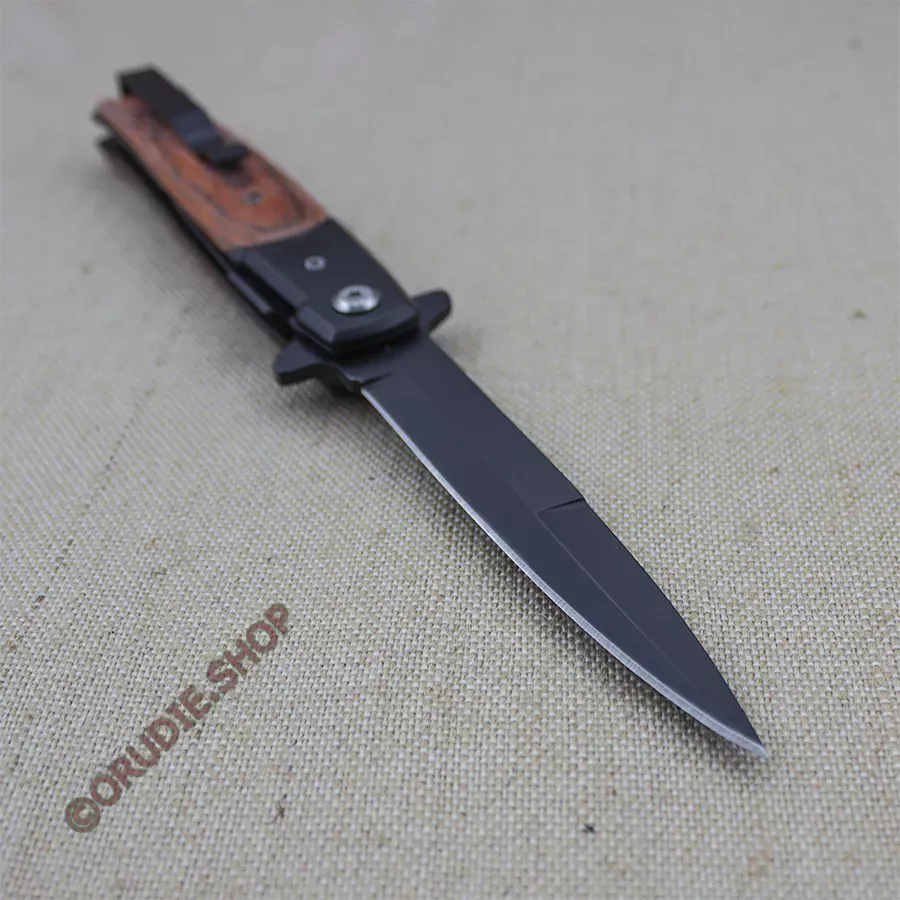 Складной нож Копье черно-коричневый — изображение 5