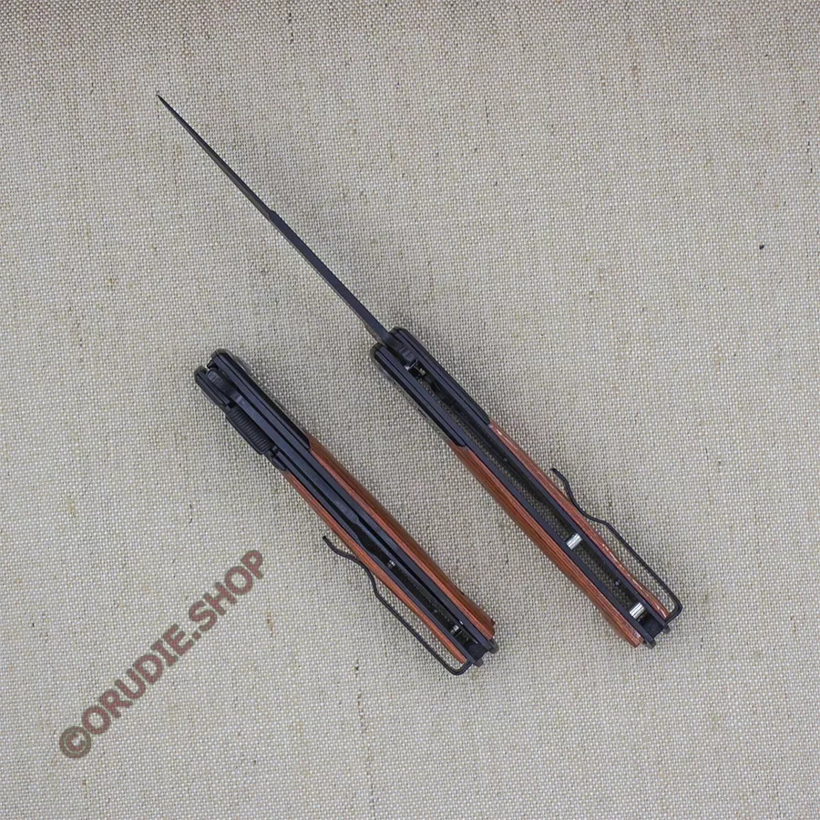 Складной нож Копье черно-коричневый — изображение 2