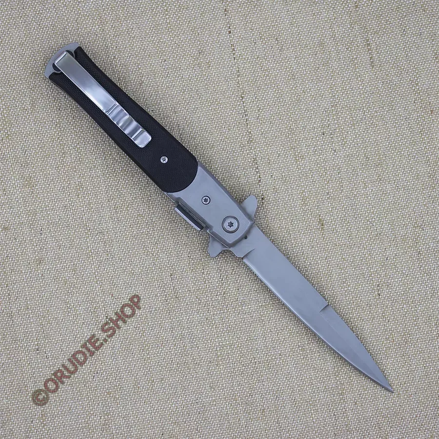 Складной нож Копье серо-черный — изображение 3
