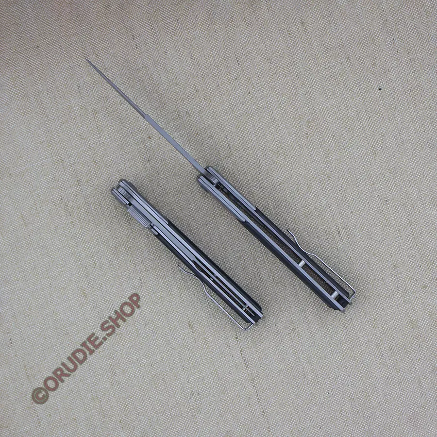 Складной нож Копье серо-черный — изображение 2