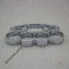 Кастет Бандит метал білий - Зображення 3